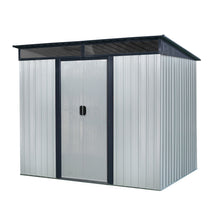 Load image into Gallery viewer, Outdoor Metal Storage Shed And Transparent Plate For Garden, Lawn
