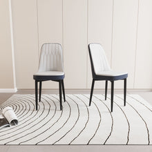 Load image into Gallery viewer, Modern Dining Chair With Cushions And Metal Legs
