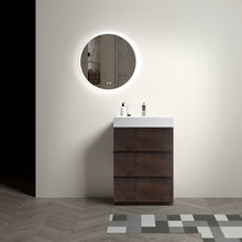 Load image into Gallery viewer, Alice - Bathroom Vanity With Large Storage Freestanding Bathroom Vanity, Sink For Modern Bathroom, One-Piece Sink Basin Without Drain And Faucet
