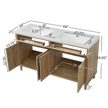 Load image into Gallery viewer, Bathroom Vanity With Double Sink, Large Storage Space
