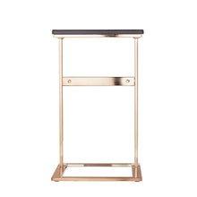 Load image into Gallery viewer, Contemporary Rectangular End Table - Gold
