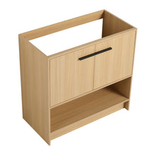 Load image into Gallery viewer, Modern Freestanding Bathroom Vanity With 2 Doors
