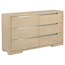 Load image into Gallery viewer, Mirador - 6 Drawer Bedroom Dresser - Natural
