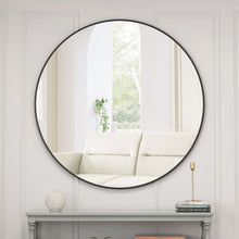 Load image into Gallery viewer, Wall Circular Mirror Metal Framed Mirror Round Vanity Mirror Dressing Mirror, For Bathroom, Living Room, Bedroom Wall Decor
