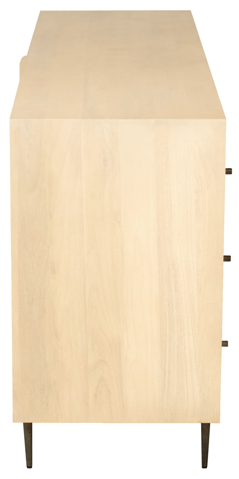 68" Solid Wood Six Drawer Dresser - Natural