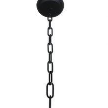 Load image into Gallery viewer, Unique Statement Five Light Metal Beveled Glass Chandelier With Shades - Amber
