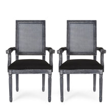 Load image into Gallery viewer, Elegant French Country Style Dining Chair With Cane Backrest
