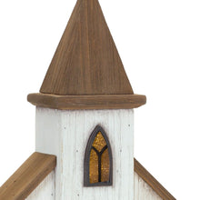 Load image into Gallery viewer, Church Tabletop Sculpture (518086) - Brown / White
