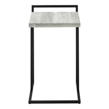 Load image into Gallery viewer, Distressed Reclaimed Wood And Metal End Table - Gray / Black
