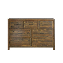 Load image into Gallery viewer, 7 Drawer Dresser - Brown
