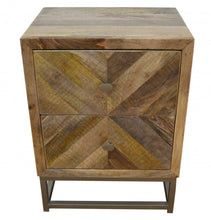 Load image into Gallery viewer, 25" Two Drawer Nightstand - Natural

