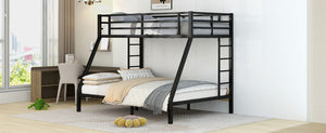 Metal Twin XL over Queen Bunk Bed for Teens and Adults,Space-Saving/Noise Reduced/No Box Spring Needed, Old SKU W1307S00013 (Expect arrive date 2024/3/24)