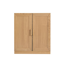 Load image into Gallery viewer, Wood Corner Accent Cabinet - Natural
