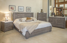 Load image into Gallery viewer, Solid Wood Seven Drawer Triple Dresser - Gray
