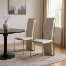 Load image into Gallery viewer, Upholstered Dining Side Chairs (Set of 2) - Beige
