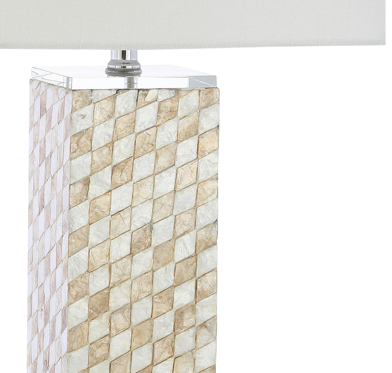Novelty Table Lamp With Shade - Cream