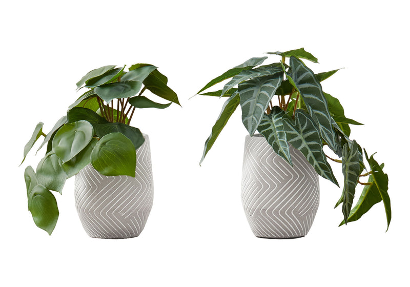 Artificial Alocasia Plant (Set of 2)