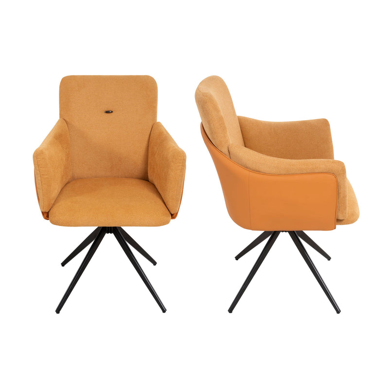 Swivel Home Office Desk Chairs With Arm (Set of 2)
