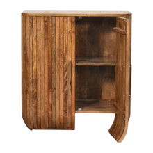 Load image into Gallery viewer, Round Accent Cabinet With Single Door (738389) - Brown
