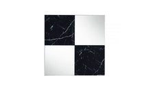 Load image into Gallery viewer, 32" Square composite Framed Accent Mirror - Black / Gray
