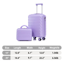 Load image into Gallery viewer, Spinner Luggage Set With Combination Lock

