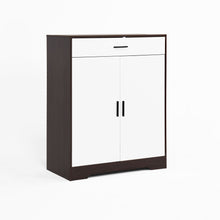 Load image into Gallery viewer, Freestanding Wooden Shoe Cabinet, 4 Tier Organizer With Drawer
