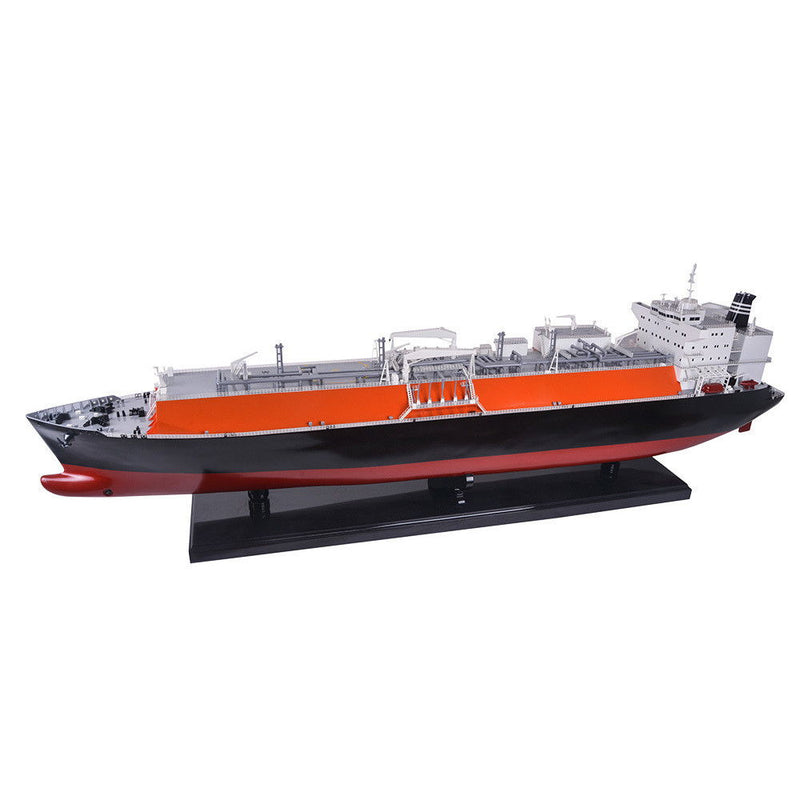 Hand Painted Model Boat (624229) - Light Brown / Black