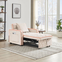 Load image into Gallery viewer, Modern 3 In 1 Sofa Bed Chair, Adjustable Recliner

