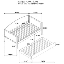 Load image into Gallery viewer, Fallbrook - Twin Daybed With Trundle - Walnut
