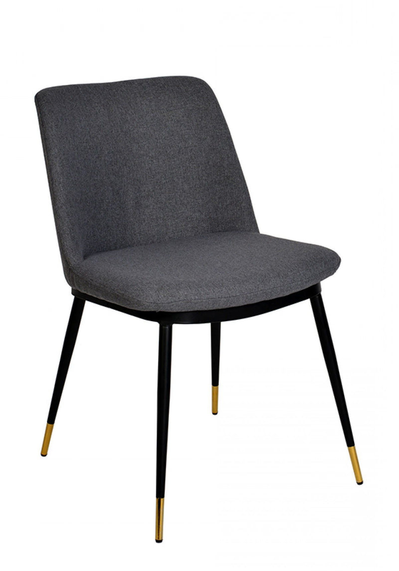 Dining Chairs (Set of 2) - Gray / Black