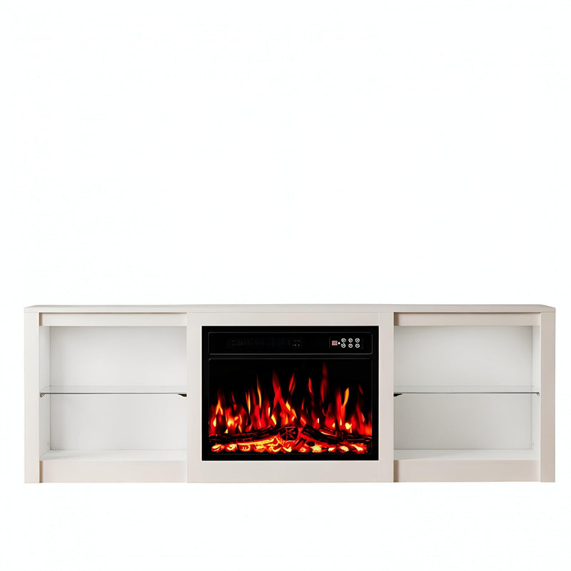 Fireplace Entertainment Center With Fireplace (734209) - Black