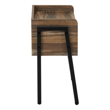 Load image into Gallery viewer, 23" End Table With Shelf - Black And Brown
