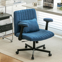 Load image into Gallery viewer, Criss Cross Armrest Office Chair With Wheels
