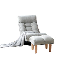 Load image into Gallery viewer, Adjustable Japanese Reclining Floor Chair Sofa With Metal Frame For Living Room
