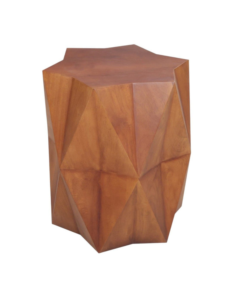 24" Solid Wood End Table - Brown