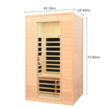 Load image into Gallery viewer, Hemlock Far Infrared Roof Embedded Indoor Sauna Room
