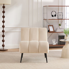 Load image into Gallery viewer, Upholstered Armless Chair For Living Room
