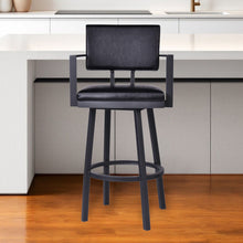 Load image into Gallery viewer, 40" Swivel Counter Height Bar Chair - Black
