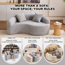 Load image into Gallery viewer, Tai Chi - Curved Dual Depth Loveseat
