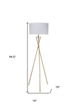 Load image into Gallery viewer, Minimalist Metal Floor Lamp - Gold
