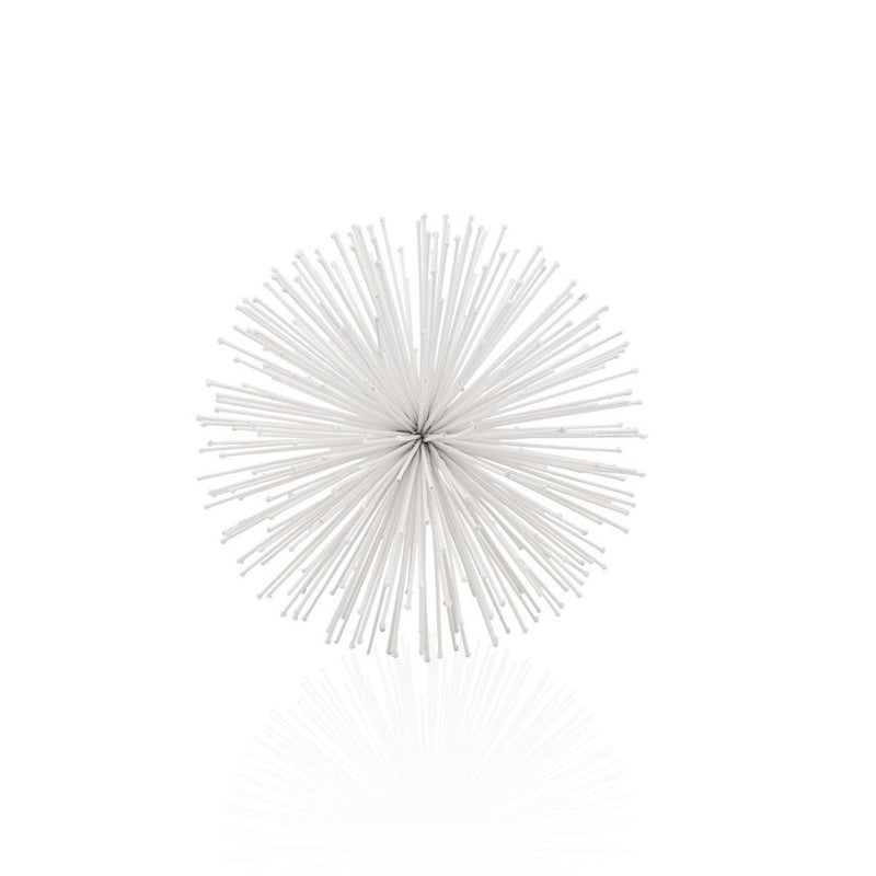 Decorative Orb Tabletop Sculpture (480038) - White