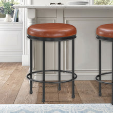 Load image into Gallery viewer, Michael - Backless Counter Height Stool - Caramel

