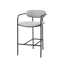 Load image into Gallery viewer, Leather And Copper Bar Chair - Brown

