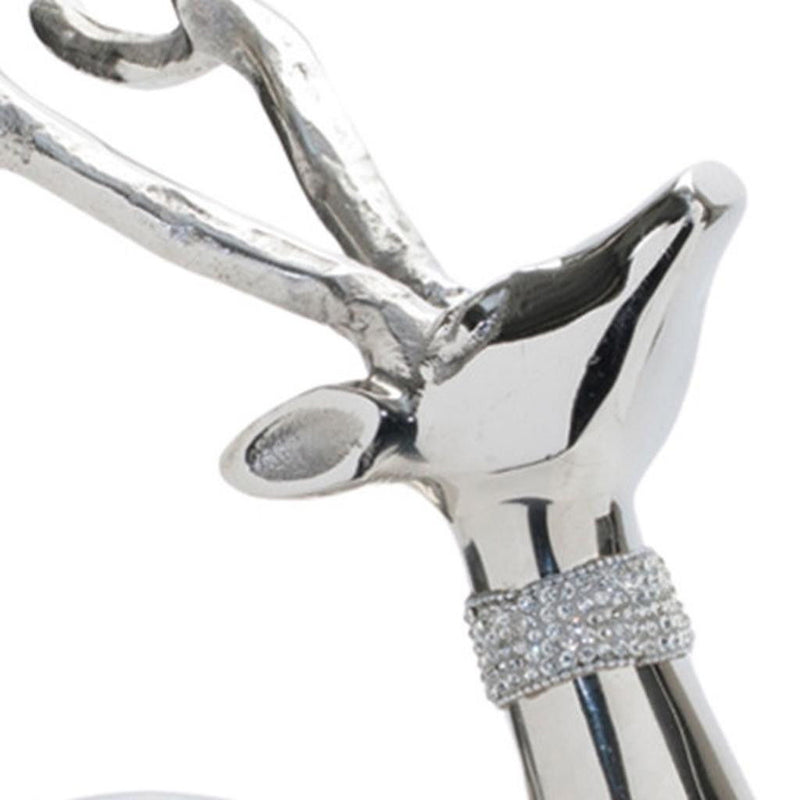Deer Tabletop Sculpture (Set of 2) - Silver