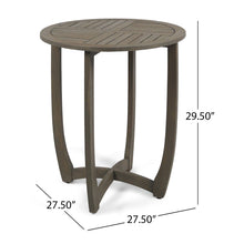 Load image into Gallery viewer, Hermosa - Rustic Circular Bistro Table - Gray
