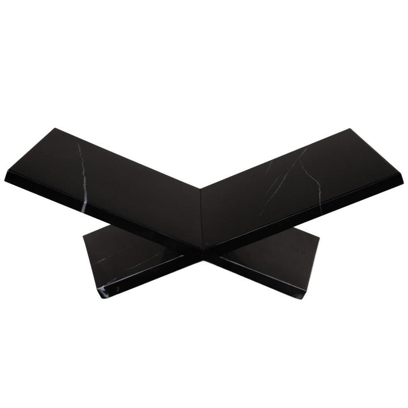 Marble Tabletop Decorative Bookstand - Black