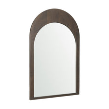Load image into Gallery viewer, 36" Solid Arch Framed Accent Mirror - Brown
