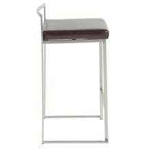 Load image into Gallery viewer, Fuji - Contemporary, Stackable Elegant Counter Stool (Set of 2)
