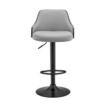 Load image into Gallery viewer, 41" Swivel Adjustable Height Bar Chair - Gray / Black
