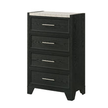 Load image into Gallery viewer, 1 Piece 4 Drawers Tall Chest Bedroom Furniture - Black / White
